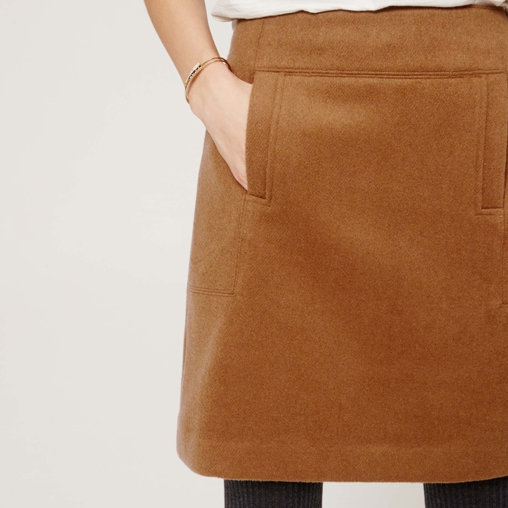 Loft Wool A-Line Skirt